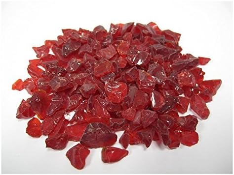 Exotic Pebbles &amp; Aggregates Eg10-L10 10 Lb Red Glass Pebbles by Exotic Pebbles and Aggregates