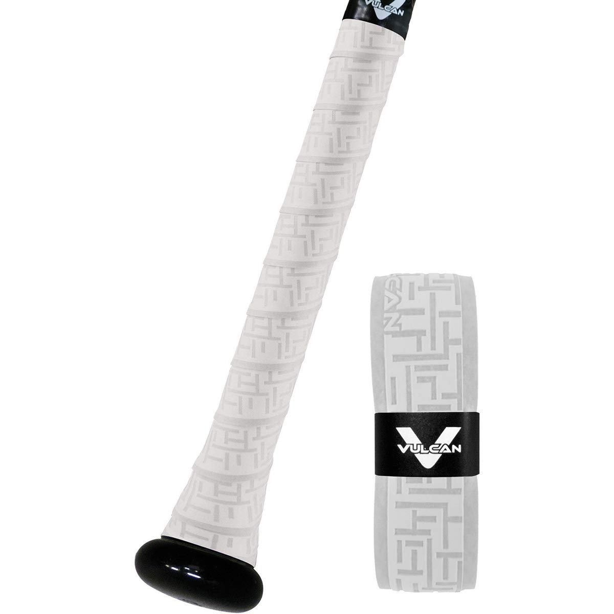Vulcan | 1.00mm Bat Grip | Baseball/Softball | White