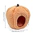 PAWZ Road Halloween Cozy Cat Bed, Puppy Hut Kitty Cave Pumpkin-Shaped Kennel, Non-Slip and Durable for Cats and Small Dogs