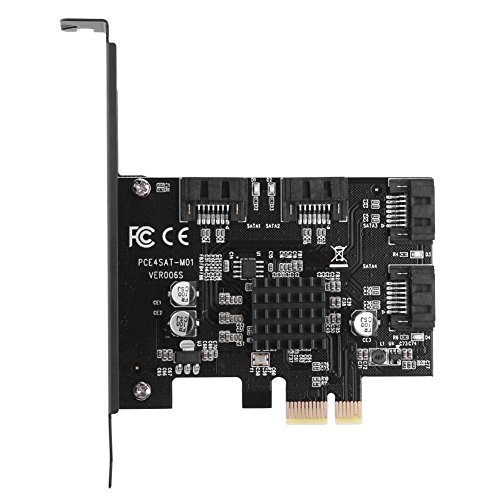 Expansion Controller Card PCI-E PCI-Express to SATA3.0 SATA III Converter 4-Port 6G Expansion Controller Card Adapter IPFS