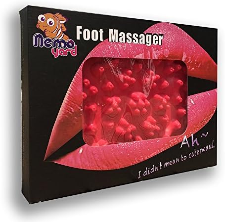Nemoyard Christmas Decorations Freaky Props Crazy Games Rug Set Family Health Care Gift Sport Mats (Pack of 2) (Red)