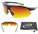 proSPORTsunglasses Bifocal Sun Reader Sunglasses 2.00 for Motorcycle riding, Golf, Cycling, Driving and all sports Activites. High Definition HD Gradient Lenses. Asian Fit.