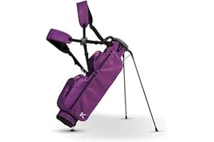 KVV Lightweight Pitch and Putt Golf Bag with Stand, Adjustable Dual Straps, Golf Stand Bag for Extra Storage in a Smaller Siz