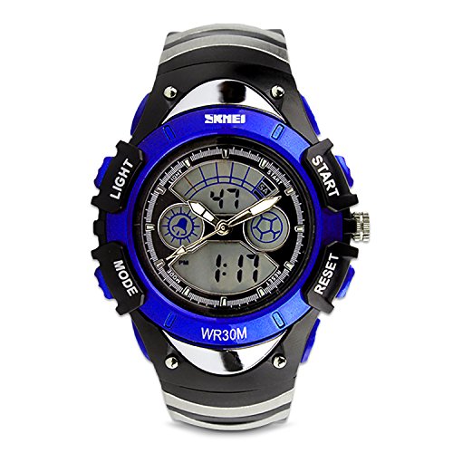 Kids analog-digital watch, boys girls child sport watch…