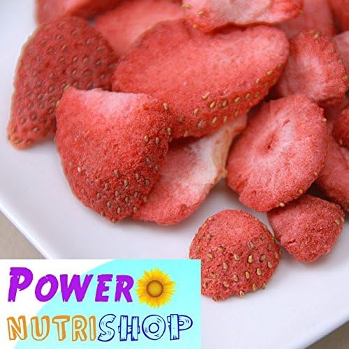(8 oz) All Natural Freeze Dried Sliced Strawberries,NO Preservatives,NO sweetener