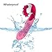 Personal Massager - Waterproof USB Rechargeable Vibrating Power Wand Massager - LONOVE Silicone 12 Speed G Spot Vagina and Clitoris Vibrating Vibrator Sex Toy for Women or Couples (Pink)