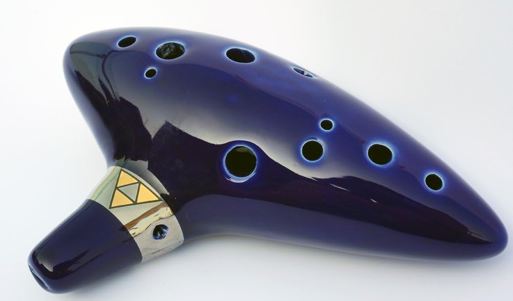 OcarinaWind Ocarina, 12 fori, con custodia dal design 'The Legend of