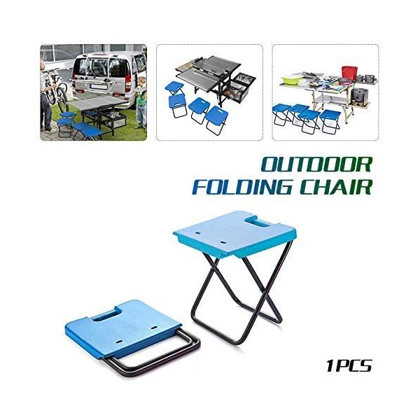 HYY-YY Esszimmerstuhl Klappstuhl Campingstuhl Angelsitz Outdoor Freizeit Picknick Grill Strand Angeln Werkzeuge… – Bild 4