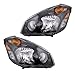 Brock Replacement Pair Set Halogen Combination Headlights Headlamps Compatible with 04-09 Quest 260605Z026 260105Z026