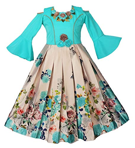 My Lil Princess Kids Birthday Maxi Gown Frock Dress for Baby Girls