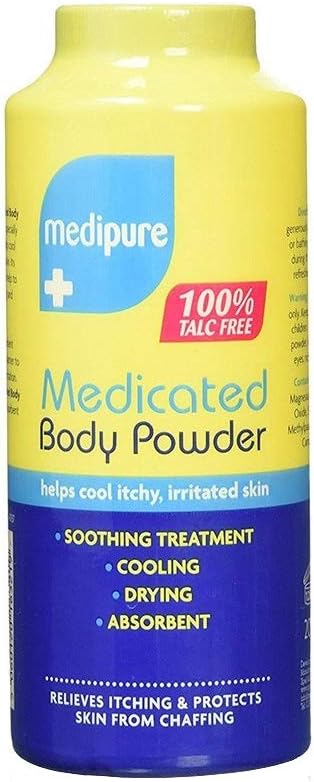 Medipure Medicated Soothing Body Powder 200g Unisex New