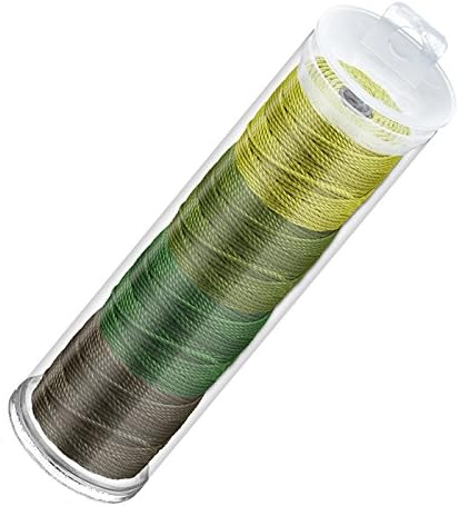 Beadsmith S-Lon Macramé Tex 400 Cord 0.9mm Green Mix PK4