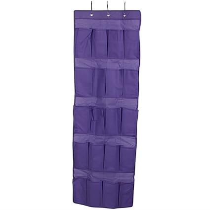 Xuniu Schuhregal über Tür-Speicher, 20 Maschen-Taschen-schwere Aufgabe