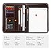 Leathario File Folder Padfolio Writing Pad Business Presentation Folder Portfolio (Brown-011)