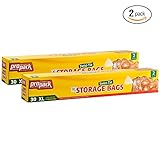 Pro Pack Twist & Tie Food Storage Bags Jumbo 2 Gallon 30 Count 2 Pack