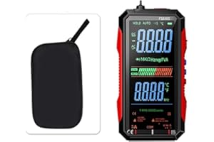 KoiLykke Digital Multimeter with True RMS, 6000 Count Rechargeable USB- Voltage Current Capacitance Frequency NCV FS899S, for