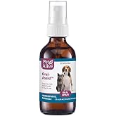 PetAlive Oral-Assist Spray for Dog &amp; Cat Dental Health - 2 Fl Oz | Natural Formula Supports Oral &amp; Dental Health, Promotes Healthy Teeth &amp; Gums in Pets, Eases Mouth Discomfort in Dogs &amp; Cats