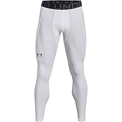 Under Armour Men's HeatGear Armour Leggings, White