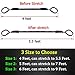 Botepon Boat Bungee Dock Lines, Mooring Lines, Boating Gifts for Men, Boat Accessories, Pontoon Accessories, Perfect for Bass Boat, Jet Ski (4', 5', 6')