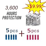 Mosquito Repellent Bracelet For Kids, Adults & Pets - Travel Insect Repellent Design For Maximum Protection Against Bugs, Pests, Waterproof - 5 Pack (Capsule)