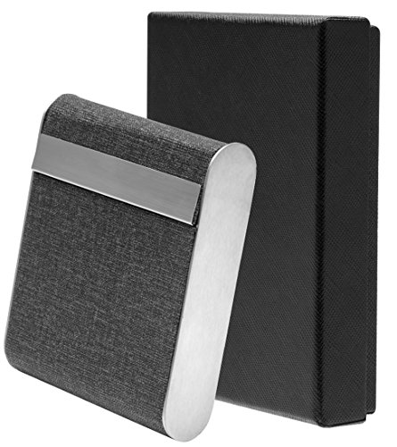 Pocket Carrying Cigarette Box Case for Hold 20 Regular Size (Hold 20 Black)