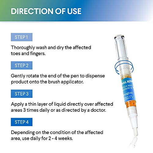 Fungus Stop, Anti-Fungal Nail Pen - Kill Fungus, Remove Discoloration, Prevent Future Infection, Repair Brittle Fingernails and Toenails 2 Pcs
