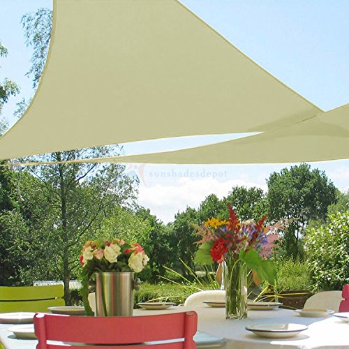 Sunshades Depot 16 X16 X23 Ft Right Triangle Waterproof Knitted