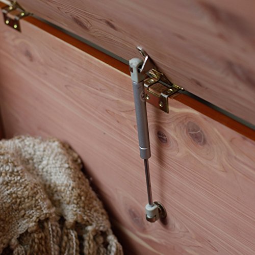 Belham Living Cedar Chest Mission Bench with Cushion - Oak - Thumbnail 4