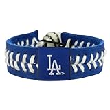 Los Angeles Dodgers Team Color Baseball Bracelet by Gamewear