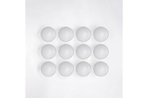 Evershine 12 Pack 1.5 Inch Craft Foam Ball - White Smooth Craft Foam Polystyrene Balls for DIY Craft and Art School Project