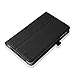 iRULU eXpro X1S, Dragon Touch S8 8 Inch Tablet Folio Case - Fintie Premium PU Leather Stand Case Cover with Stylus Holder, Black