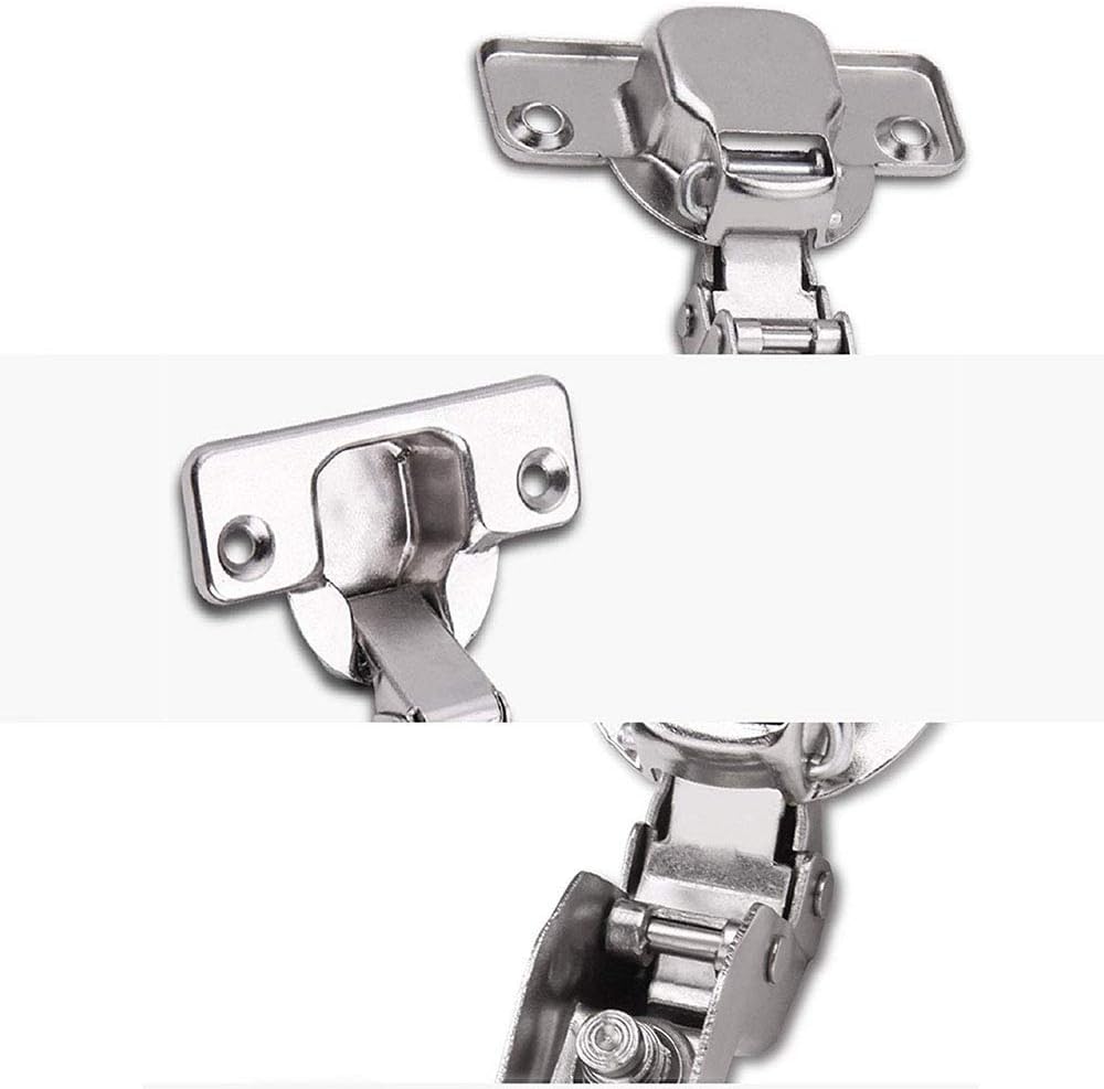 2 Piezas Bisagras Cierre Automático Kitchen de Bisagras para Armario o