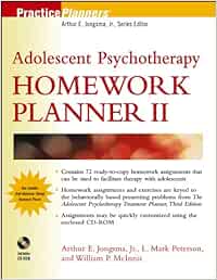 Adolescent psychotherapy homework planner pdf image