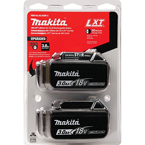 Makita BL1830B-2 18V LXT Lithium-Ion 3.0Ah Battery