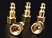 PowRyte Basic 1/4-Inch Industrial Solid Brass Quick Coupler Plug Set - NPT Female Thread, 5-Pack