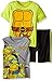 Teenage Mutant Ninja Turtles Little Boys' Toddler 3pc Top and Short Set, Green, 4T