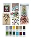 Laribbons 2017 Fashion Solid Color 5/8 inch Double Face Satin Ribbon for Craft and Gift Wrapping (Christmas Series , 3 Yard12 Color (Total 36 Yard))