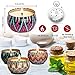 Tobeape Scented Candles Gift Set, Natural Soy Wax 2.5 Oz Portable Travel Tin Candle, Aromatherapy Candles with Strongly Fragrance Essential Oils for Mother's Day Gift- 8 Pack