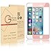 iPhone 6s Screen Protector, EC™ Premium Ultra Slim [Full Coverage] [Anti Fingerprint / Scratch] Tempered Glass Screen Protector for 4.7 inch Apple iPhone 6s / 6 (1-Rose Gold)