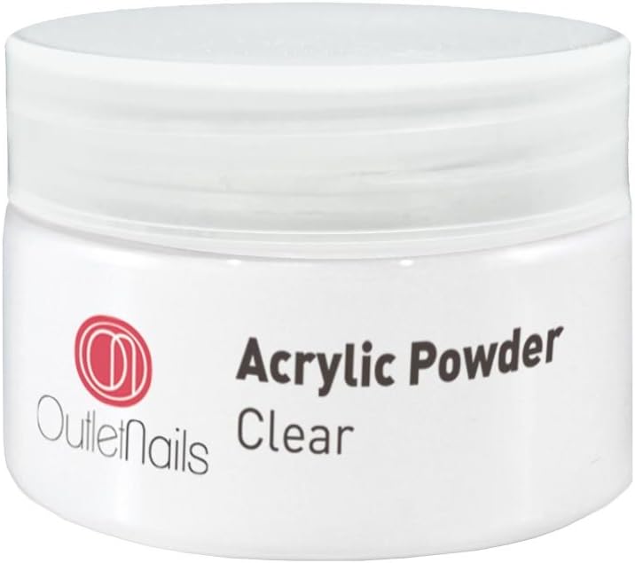 Acrylic Powder Clear 30 g/Dust Acrilico Clear 30 g/Acrylic Powder Clear Nail/Outlet Nails