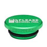 Billet Aluminum Green Fuel Cap for Dodge Ram Cummins with Magnetic (2013-2017) Auto Parts