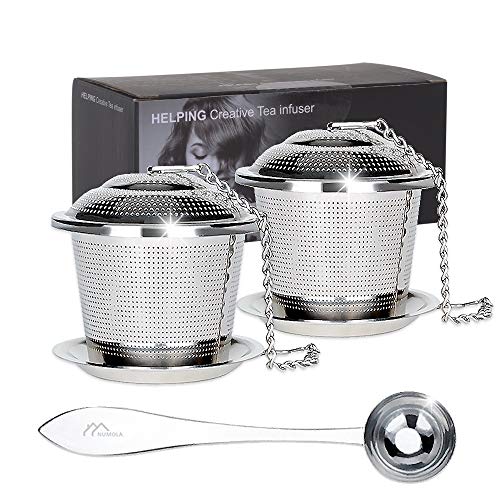 Numola Tea Ball for Loose Leaf Tea, Tea Infuser Set Stainless Steel