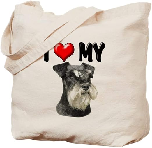 schnauzer tote bag