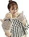 Bienvenu Winter Gloves Mittens Like Lovely Hedgehog For Women, Beige