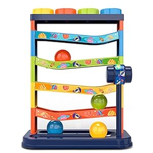 YVV Pound a Ball for Toddlers Boys and Girls STEM Developmental Educational Fun Learning Toy,Activity Toys,Hammer…