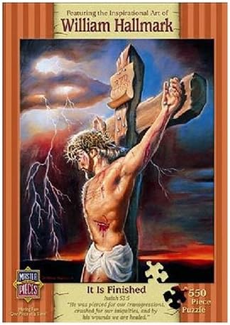 Master Pieces It is Finished 550 Piece Jigsaw Puzzle