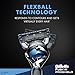 Gillette Fusion ProShield Chill Men's Razor with Flexball Technology Plus 4 Razor Blade Refills