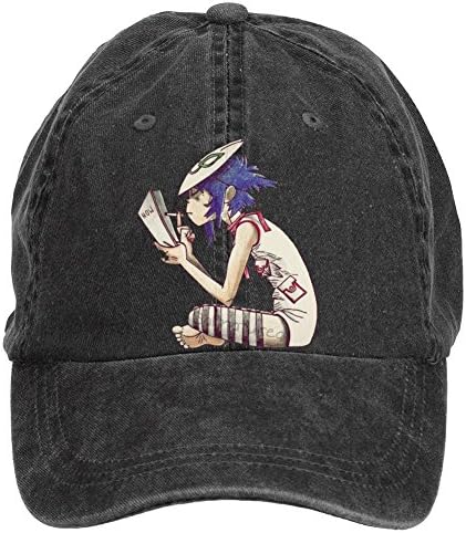 Creetive idea Gorillaz Band Washed Cotton Hip Hop Cap Black