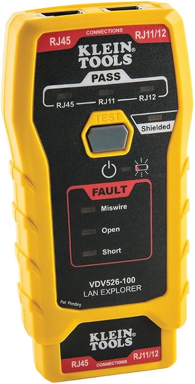 Klein Tools VDV526-100 Network LAN Cable Tester VDV Tester with Remote
