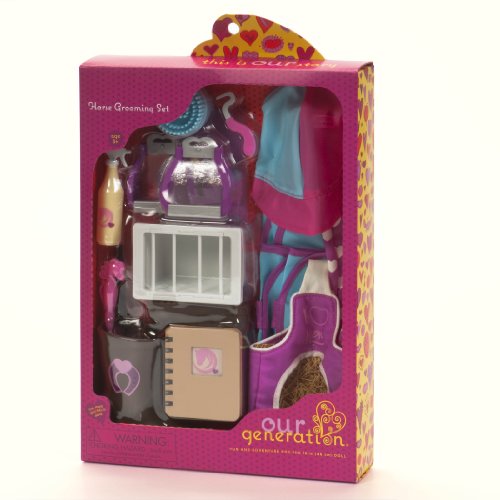 our generation horse grooming set